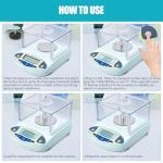 High Precision 500g Lab Analytical Balance Scale
