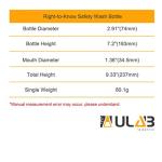 ULAB Safety Wash Bottle Set - 500ml