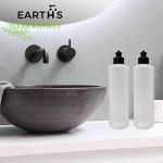 16 oz Refillable Squeeze Bottles with Dispenser Caps