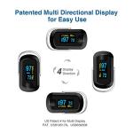 Mibest Dual Color OLED Finger Pulse Oximeter
