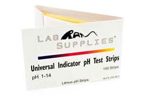 Universal pH Test Strips for Liquids and Soil