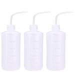 3-Pack Tattoo Bottle Squeeze Wash Bottles - 500ml