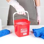 3 Quart Cleaning Bucket with Spout and Handle