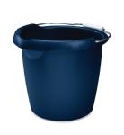 15QT Blue Round Bucket with Comfortable Handle
