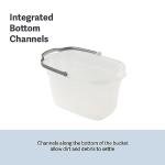 Casabella 4-Gallon Clear Plastic Cleaning Bucket