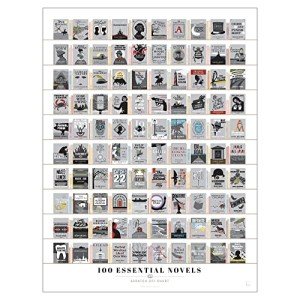 Scratch-Off Poster: 100 Essential Novels List