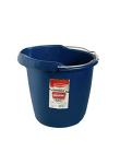 15QT Blue Round Bucket with Comfortable Handle