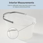 Casabella 4-Gallon Clear Plastic Cleaning Bucket