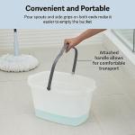 Casabella 4-Gallon Clear Plastic Cleaning Bucket