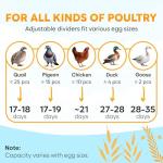 Okkobi M10 Egg Incubator with Automatic Turning