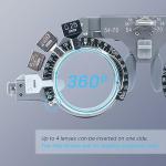 Adjustable Titanium Trial Lens Frame for Optometry