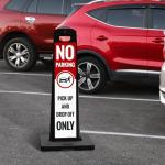 No Parking Pick Up & Drop Off Sign Kit