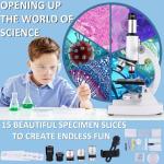 Herwicm Compound Microscope Kit for Kids