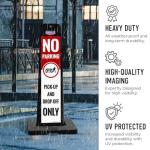 No Parking Pick Up & Drop Off Sign Kit