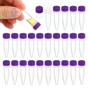 1.5ml Cryogenic Vials with Screw Top - 25 Pack