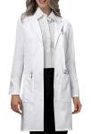 VOGRYE White Long Sleeve Lab Coat for Women