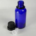 Blue Glass Droppers for Essential Oils - 24 Pack