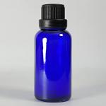 Blue Glass Droppers for Essential Oils - 24 Pack
