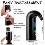 Electric Wine Aerator and Dispenser with Pump