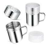Stainless Steel Spice Shaker with Handle - 6 Oz