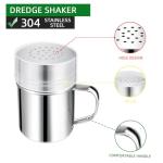 Stainless Steel Spice Shaker with Handle - 6 Oz