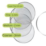 8" Soil Sieves Set - 5 Piece Collection