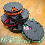 Compact Weekly Pill Case Organizer - Stealthy Black