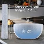 Koville African Marble Mortar and Pestle Set