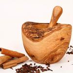 Olivanera Olive Wood Mortar and Pestle Set