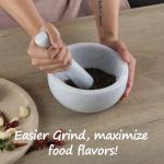 Koville African Marble Mortar and Pestle Set