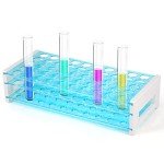 Plastic Test Tube Rack for 16mm Tubes, Holds 50