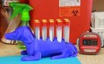 Dachshund Test Tube Rack - Holds 10 Tubes