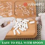 WANANFU Capsule Filling Kit with Tamper (6 Units)