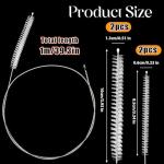 Extra Long Straw Cleaning Brushes - 40 Inches