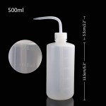 6-Pack 500ml Plastic Safety Wash Bottles