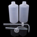 6-Pack 500ml Plastic Safety Wash Bottles