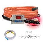 Cupohus Heat Tape with Digital Thermostat, 6FT