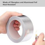 Aluminized Fiberglass Heat Resistant Insulation Tape