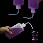 6-Pack 500ml Plastic Safety Wash Bottles