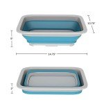 Collapsible 7.27-Liter Bucket for Camping & Cleaning