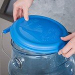 San Jamar Saf-T-Ice Commercial Ice Tote - Blue