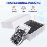 100 Pack 4ml Amber Glass Vials with Caps