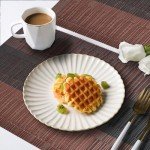 Non-Slip Heat Resistant PVC Placemats Set of 4