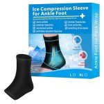 Ankle Ice Pack Wrap for Swelling and Relief