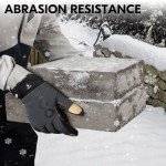 Winter Waterproof Pig Leather Work Gloves - Size L