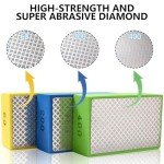 3PCS Diamond Hand Polishing Pads - 60/200/400 Grit