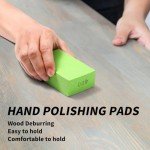 3PCS Diamond Hand Polishing Pads - 60/200/400 Grit