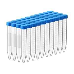 Bipee 15ml Plastic Centrifuge Tubes, Pack of 100
