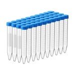 Bipee 15ml Plastic Centrifuge Tubes, Pack of 100