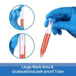 Bipee 15ml Plastic Centrifuge Tubes, Pack of 100